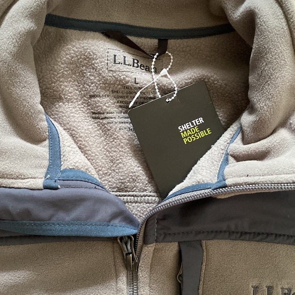 ✨HP✨ NWT LL Bean wind pro zip up fleece - Picture 4 of 8